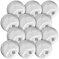 First Alert SMICO100 Battery-Operated Combination Smoke & Carbon Monoxide Alarm, 12-Pack