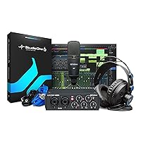 AudioBox 96 25th Anniversary Studio Recording Bundle with Studio One Artist DAW Music Production Software