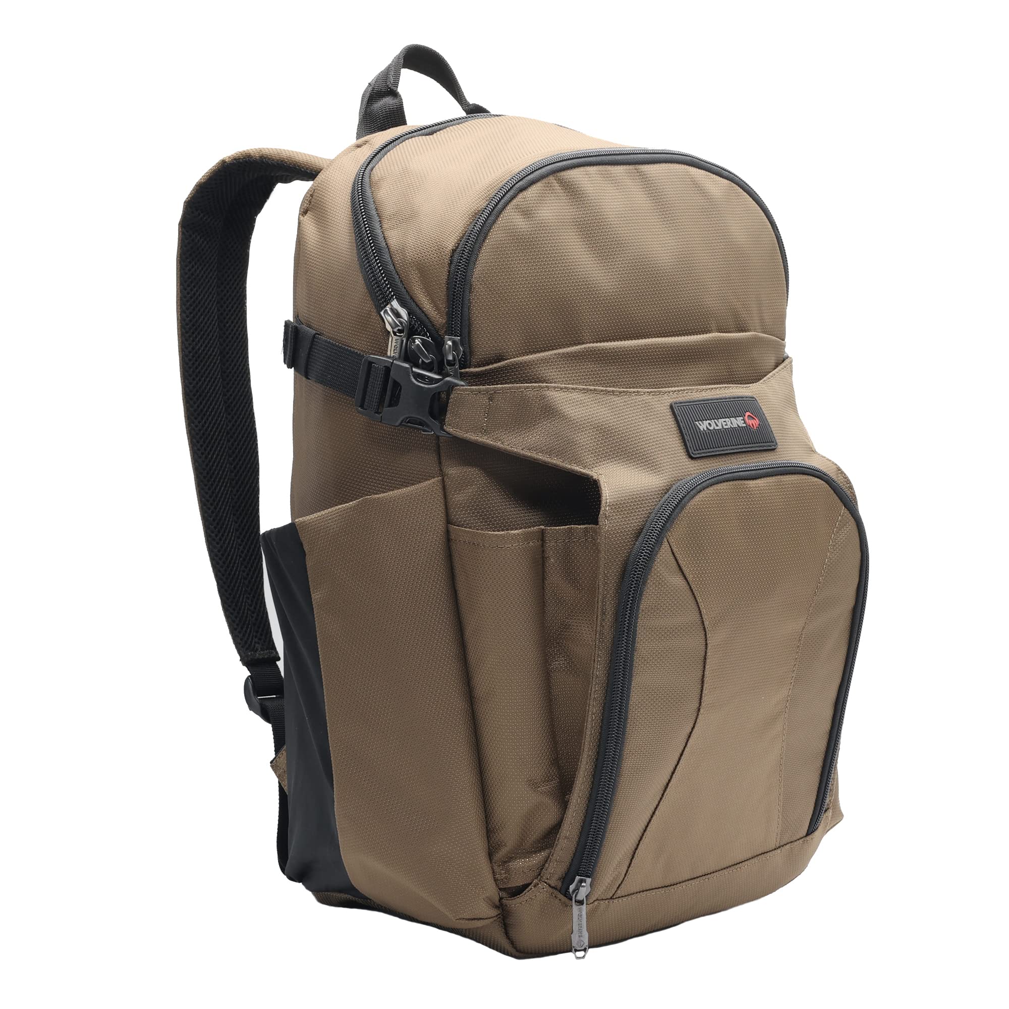 WOLVERINE 33l Cargo Pro Backpack with Expandable Helmet Stash, Laptop Compartment, 7 Pockets & Moisture Wicking Straps