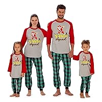 Matching Family Christmas Santa Squad Raglan Sleeve Shirt