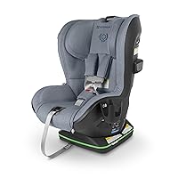 UPPAbaby Knox Convertible Car Seat/Rear Facing and Forward Facing/Intuitive Safety Features/Koroyd + CleanTech Technology/Removable Cup Holder Included/Gregory (Blue Mélange)