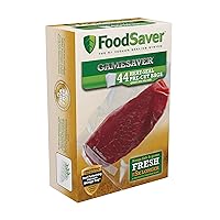 FoodSaver GameSaver 1 Quart Vacuum Seal Bag with BPA-Free Multilayer Construction