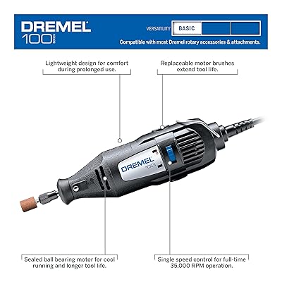 Dremel 4000-4/34 High Performance Rotary Tool Kit with Variable Speed
