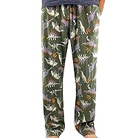 Men's Colorful Patterned Soft Jersey Knit Pajama Lounge Pant Bottoms
