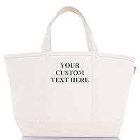 Large Classic Tote - Canvas Tote Bag for Women - Multi-Colored Design, Perfect for Travel and Shopping