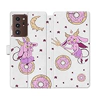 Wallet Case Replacement for Samsung Galaxy S23 S22 Note 20 Ultra S21 FE S10 S20 A03 A50 Magnetic Kawaii Flip PU Leather Satan Witch Cover Card Holder Hell Clouds Cute Baphomet Snap Goat Folio