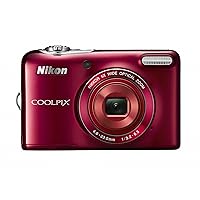 Nikon Digital Camera COOLPIX L30 5 Times Zoom Dry Cell Type red L30RD 20,050,000 Pixels
