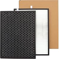 FY1413/40 Activated Carbon Filter & FY1410/40 HEPA Filter Compatible with Phillips Air Purifier Series 1000 1000i AC1214 AC1215 AC1217 AC2729 replacement of the air purifier filter