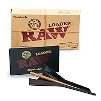 RAW Cone Loader for 1 1/4 Size & Lean Size Pre Rolled Cones - Easily fill up your RAW Pre Rolled Cones & Rolling Papers No Expertise Required