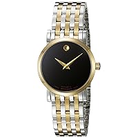 Movado Women's 0607011 Analog Display Swiss Automatic Two Tone Watch