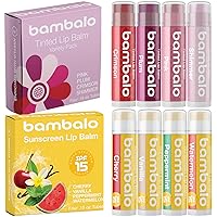 Tinted Variety and SPF 15 Variety Lip Balm Bundle, 8-Pack