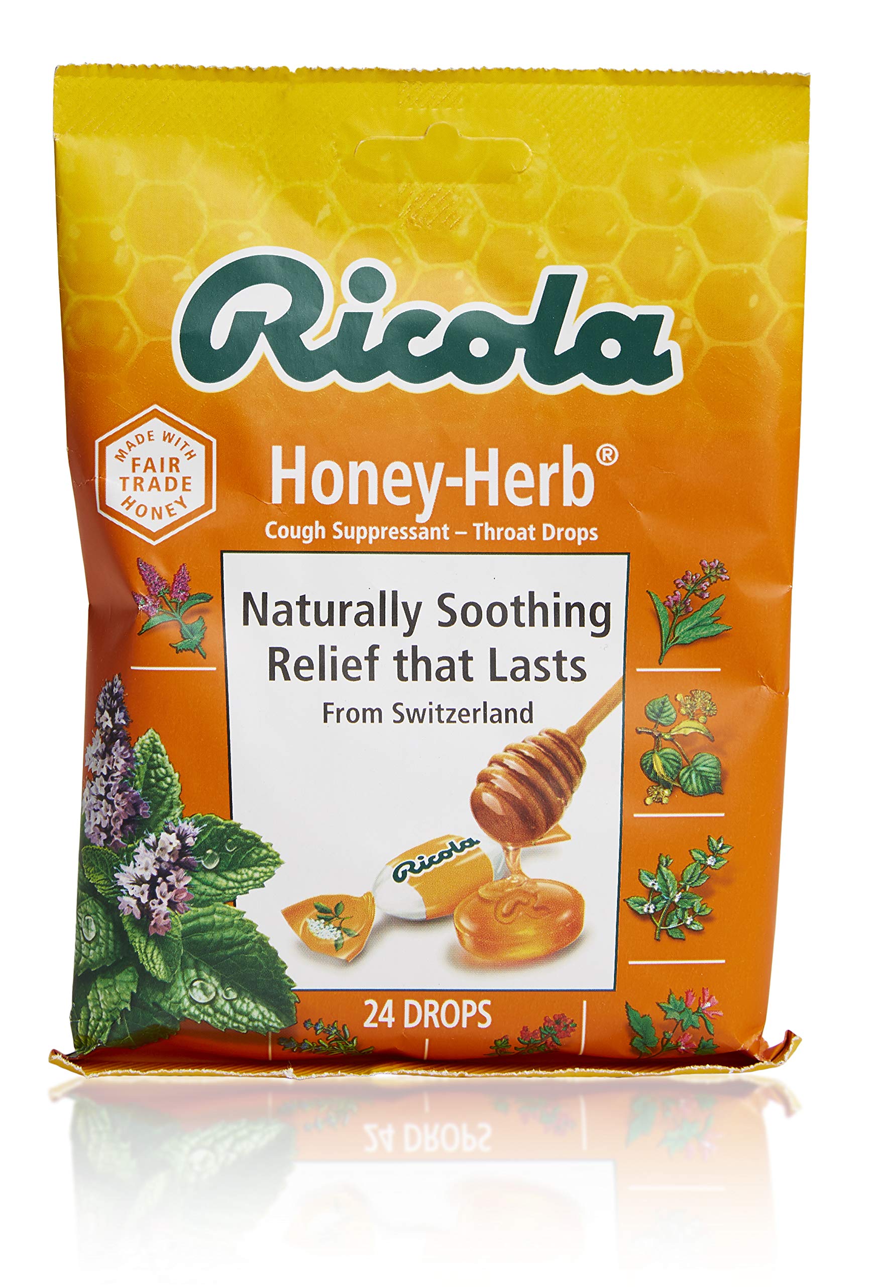 Ricola Natural Honey Herb 24 Drops