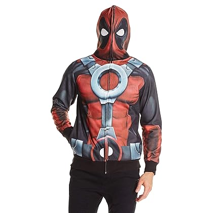 Marvel Men's Painted Pool Sublimated Costume Fleece