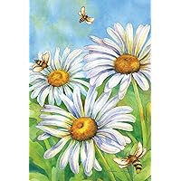Toland Home Garden 109748 Honey Bees And Daisies Spring Flag 28x40 Inch Double Sided Spring Garden Flag for Outdoor House summer Flag Yard Decoration
