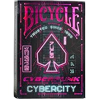 Bicycle Cyberpunk Cybercity Premium Playing Cards, 1 Deck, 62,5 x 88 mm