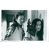 Vintage photo of Michael Madsen and Jennifer Tilly star in The Getaway.