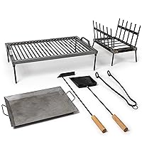 argentine grill - argentinian gaucho grill - santa maria grill - argentinian parrilla set with all tools included - BBQ Parrilla Asado