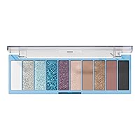 e.l.f. Perfect 10 Eyeshadow Palette, Ten Ultra-pigmented Vibrant Shades
