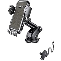 GUANDA TECHNOLOGIES CO., LTD. Car Phone Holder Mount, Upgraded Car Mount Phone Holder Dashboard Windshield Desk ，Phone Holder with Strong Sticky Silicon Gel