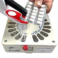 e-Pill Pill Dispenser - Accutab - Weekly - Up to 3 Times Per Day - with Tablet Popper for Blister Packs