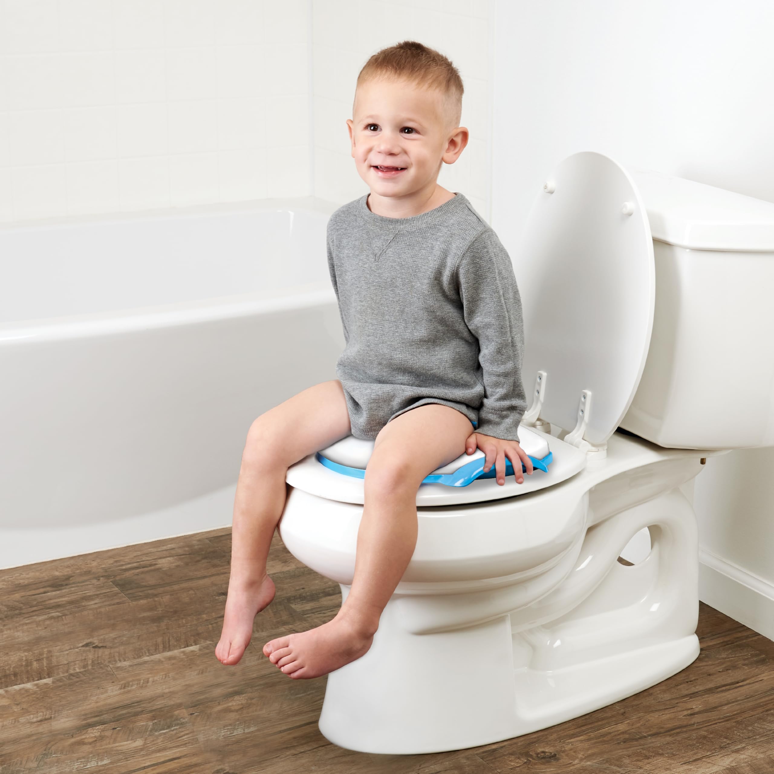 Bluey Soft Potty Seat - Potty Training Toilet Seat, Soft Cushion, Baby Potty Training, Safe, Easy to Clean