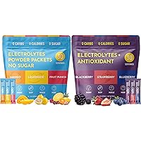Original & Berry Assorted 2 Pack Bundle - Keto Vitals Electrolytes Powder Packets Bundle | Keto Friendly Electrolyte Travel Packets | Variety Individual Packets | Energy Drink Mix | Zero Calorie Zero