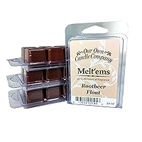 Our Own Candle Company Premium Wax Melt, Root Beer Float, 6 Cubes, 2.4 oz (4 Pack)