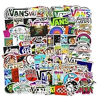 100pcs Skateboard Brand Cool Stickers Pack for Teens, Classic Brand Logo Stickers for Laptop Skate Water Bottles Phone Car Bicycle Luggage Helmet