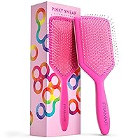 Detangler Brush, Paddle Brush – Elegant Detangling Brush, No more Tangles Hair Brush – Hair Brushes for women, men and children (Pink)