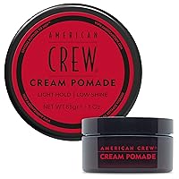 American Crew Men's Hair Pomade (OLD VERSION), Like Hair Gel with Light Hold & Low Shine, 3 Oz (Pack of 1)