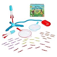 Chuckle & Roar - Sky-High Flutterflies - Outdoor - Competitive Launcher Butterfly Catching Game - Nets Included - Great for Active Kids - Ages 4 and Up