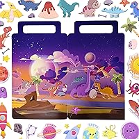 Window Clings for Toddlers Travel Activities Puffy Clings Stickers Reusable Window Stickers Gels Removable Window Decals for Car Plane Home Party Supplies Decorations Lost in Space 103 Pieces