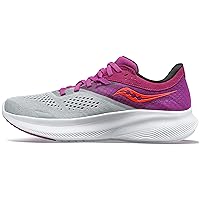 Saucony Women's Ride 16 Sneaker, Finesse Orchid, 6.5