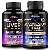 Liver Support Detox Blend & Magnesium Citrate Capsules