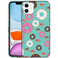Glisten iPhone 11 Case, iPhone 11 Hard Shell Case - Donuts Pattern Design Printed Cute, Slim & Sleek Plastic Hard Snap on Protective Back Phone Case/Cover for iPhone 11. [6.1