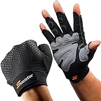 Workout Gloves for Men Women 2022, Weight Lifting Gloves with [Full Palm Protection] [Excellent Grip] Gym Gloves, Ultra Breathable Exercise Gloves for Weightlifting, Fitness, Training, Hanging