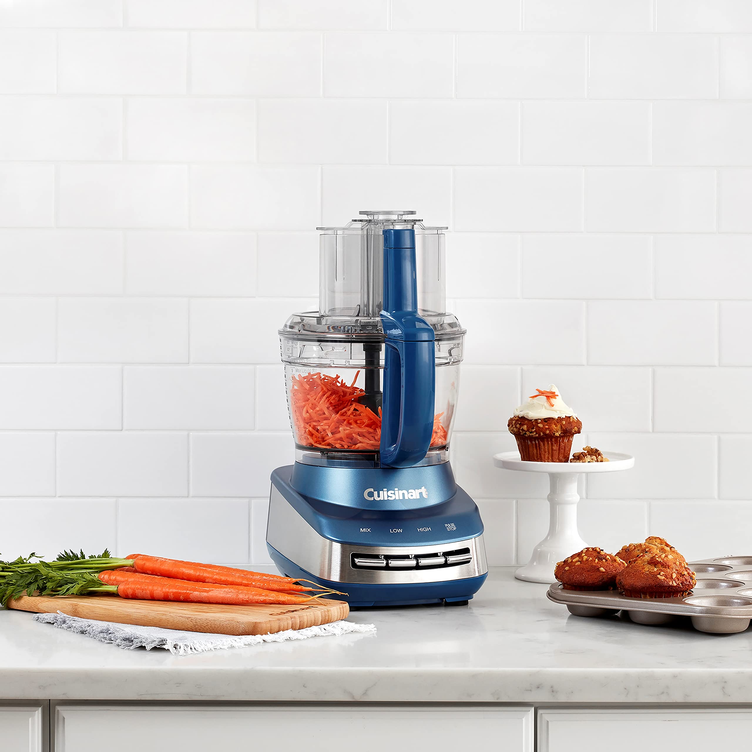 Cuisinart FP-130MB Core Custom 13-Cup Multifunctional Food Processor, Marine Blue