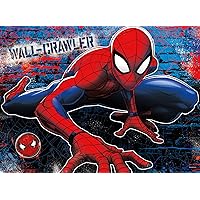 Buffalo Games - Marvel - Wall-Crawler - 100 Piece Jigsaw Puzzle for Families Challenging Puzzle Perfect for Family Time - 100 Piece Finished Size is 15.00 x 11.00