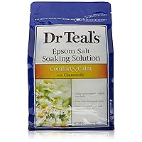 Dr Teal's Epsom Salt Soaking Solution, Chamomile, 48 Ounce(Packaging May Vary)