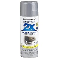 Rust-Oleum 7271830 Stops Rust Metallic Spray Paint, 11 Ounce, Silver