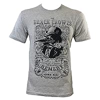 The Black Crowes Men's Remedy Slim Fit T-Shirt Grey | Officially Licensed Merchandise