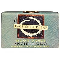 Adama Minerals Vegan Clay Soap for Sensitive Skin. Face & Body Bar. No Fragrance