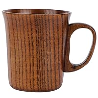 TXV Mart | Disposable or Reusable Natural Bamboo Wood Drinking Cup 12 oz | Wooden Tea Cup Coffee Mug Wine Mug, 4 Pack