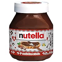 Nutella Hazelnut Spread With Cocoa For Breakfast, 26.5 Oz Jar