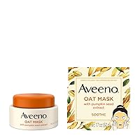 Aveeno Oat Soothing Face Mask, Pumpkin Seed and Feverfew - 0.35 Ounce