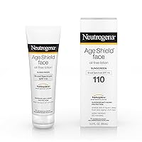 Neutrogena Age Shield Face Oil-Free Lotion Sunscreen Broad Spectrum SPF 110, 3 Fl Oz
