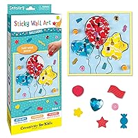 Creativity for Kids Sticky Wall Art: Balloons - Arts and Crafts for Kids Ages 3-4+, Toddler Learning Toys