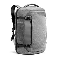 tomtoc Travel Backpack 40L, TSA Friendly Flight Approved Carry-on Luggage Hand Backpack, Water-resistant Lightweight Business Rucksack, Durable Large Weekender Bag Daypack Fits 17.3 Inch Laptop