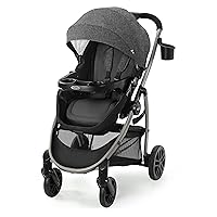 Modes Pramette Stroller, Baby Stroller with True Pram Mode, Reversible Seat, One Hand Fold, Extra Storage, Child Tray, Redmond