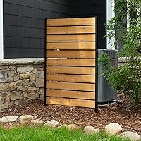Enclo Privacy Screens EC18022 5ft H x 3.2ft W Concord Wood Outdoor Privacy Fence Screen, Perfect to Hide Trash Cans (1-Panel)